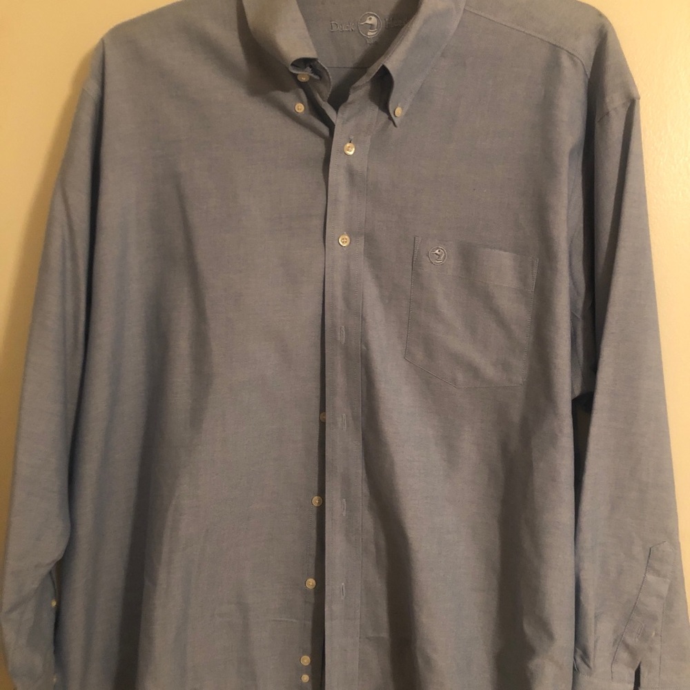 Duck Head blue button down shirt Like new